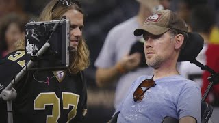 Former Saints star Steve Gleason speaks out on fighting ALS [upl. by Ssilem632]