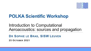 Introduction to Computational Aeroacoustics sources and propagation [upl. by Attenyt]