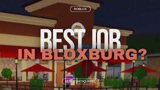 THE BEST JOB  BLOXBURG ROBLOX  roblox fypシ゚viral bloxburg rich bloxburgbuilder subscribe [upl. by Syck]