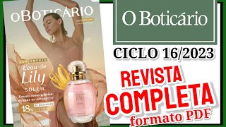 Revista o Boticário CICLO 162023 COMPLETA formato em PDF Sem Enrolação [upl. by Ostap]