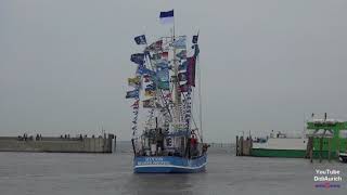 51 Kutterregatta Neuharlingersiel 2017 Hafenfest Ostfriesland Nordsee Regatta der Krabbenkutter [upl. by Yerdua]