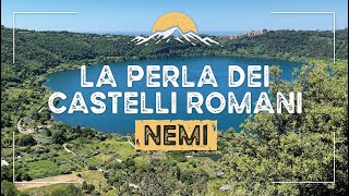 Itinerario ad anello Nemi RM 4K [upl. by Eceinehs]