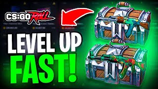 FASTEST AND CHEAPEST WAY TO LEVEL UP ON CSGOROLL 2024 UPDATED [upl. by Ludly]