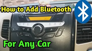 How to Add Bluetooth in WagonROr Any Car in hindi  WagonR या किसी भी कार में ब्लूटूथ कैसे जोड़ें [upl. by Harve]