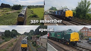 Class 37s in the UK  350 subscriber special [upl. by Namyl]