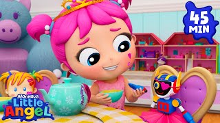 Jill’s DIY Tea Party  Recycle Song  The Best Season 7 Little Angel Kids Songs amp Nursery Rhymes [upl. by Fremont]