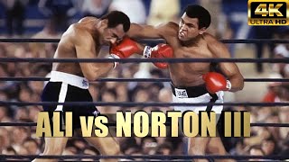 Muhammad Ali vs Ken Norton III  Highlights Boxing Fight  4K Ultra HD [upl. by Honniball]