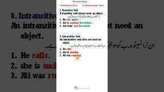 Transitive and Intransitive Verbs English Genius [upl. by Anaitak]