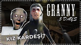 GRANNYNİN KIZ KARDEŞİ  YENİ GRANNY OYUNU GRANNY 5 DAYS [upl. by Ayoras92]