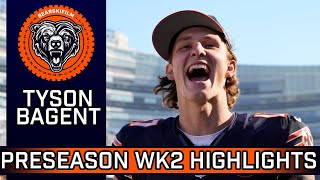 Tyson Bagent Highlights  Preseason Week 2 2024  All Throws [upl. by Andrien550]