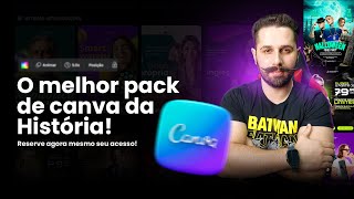 NOVO O Melhor Pack de Canva da História Pack Canva Stories Animados [upl. by Einna171]