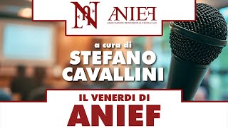 IL VENERDI DI ANIEF A CURA DI STEFANO CAVALLINI [upl. by Aihgn]