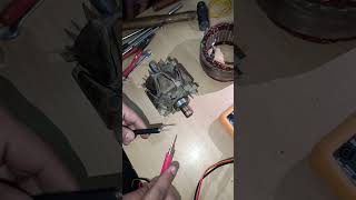 Alternator Rotor Continuity Test automobile shorts alternator [upl. by Intruoc]