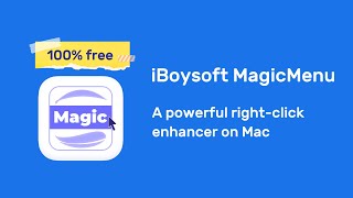 iBoysoft MagicMenu  The Premier Rightclick Enhancer on Mac [upl. by Kung307]