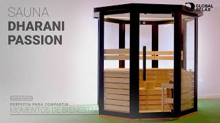 DHARANI PASSION Sauna Exterior Vapor hasta 4 ó 5 Personas  Abeto I LED I Medidor TH I 8000w Poten [upl. by Rodger]