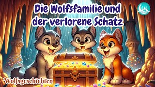 Die Wolfsfamilie und der verlorene Schatz  Spannende Gute Nacht Geschichten für Kinder [upl. by Esmerolda]