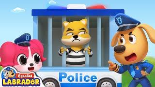 🔍Sheriff Labrador  Policía vs Ladrones en Fuga 🚨  Videos para Niños  BabyBus en Español [upl. by Johiah]