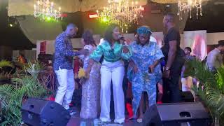 Adeyinka Alaseyori Beejay Sax Laolu Gbenjo amp All Stars At Big Bolaji 50th Birthday [upl. by Eusadnilem]