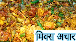 Mix Achaar Recipe  अचार बनाने का नया तरीका  बिना सिरके के अब घर पर बनाए तीखा मिक्स अचार [upl. by Ayrotal4]