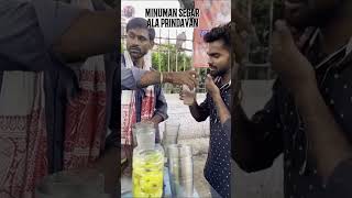 Minuman segar ala prindavan experiment prindapan funny comedy viralshort viralvideo [upl. by Adnohser]