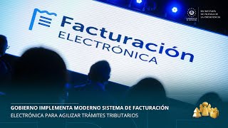 Gobierno implementa moderno sistema de facturación electrónica para agilizar trámites tributarios [upl. by Atiuqet196]