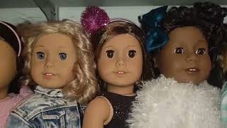 American Girl Dolls 192 and 100124 complete numbered collection with names [upl. by Anisor]