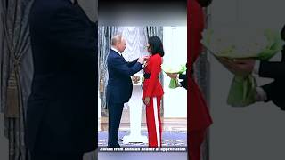 Russian President Vladimir Putin Awards Girl  Moscow  Kremlin  shorts ytshorts russmika24 [upl. by Nottage965]