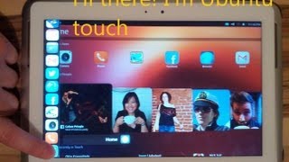 How to install Ubuntu touch on the Galaxy note 101 [upl. by Kirst]