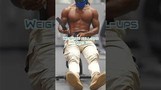 Weighted pullups everyday Day5 fitness motivation aesthetic edit weightedpullups pullups new [upl. by Dynah]