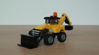 LEGO 31041 LEGO CREATOR 3 in 1 2016 Construction Vehicles Backhoe 13 [upl. by Rafe]