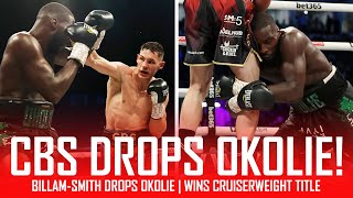 BillamSmith DROPS Okolie Wins WBO Cruiserweight Title Post Fight Review NO FOOTAGE [upl. by Hamil]