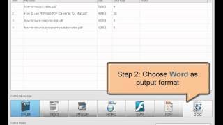 Convert PDF to Worddoc for FREE with PDFMate 140 [upl. by Niltiak842]