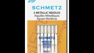 Metallic Needles for Sewing Machines  Quick Information [upl. by Anairol]