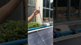 Cleaning solar panels and Cooling solar panels cooling cleaning satisfying [upl. by Adelle]