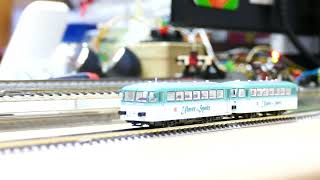 Minitrix N scale railbus set with sound [upl. by Lyssa469]