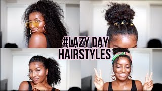 QUICK AND EASY NATURAL HAIRSTYLES [upl. by Odlopoel83]