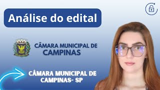 Concurso Câmara de Campinas SP Análise do Edital 2024 [upl. by Levana495]