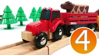 Kinderfilm  Spielzeug aus Holz  Die Zahl 4  Brio toys [upl. by Avlasor]