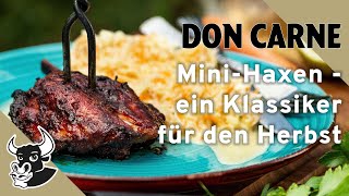 Duroc MiniHaxen BBQStyle  Rezept  DON CARNE [upl. by Jann172]