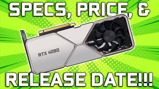 Nvidia Lovelace RTX 4080 Price Specs amp Release Date [upl. by Winter]