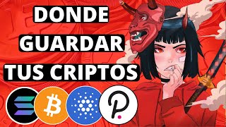 ✅WALLETS PARA CRIPTOMONEDAS😱¿Donde Guardar Tus Criptomonedas TIENES QUE VERLO [upl. by Angel]