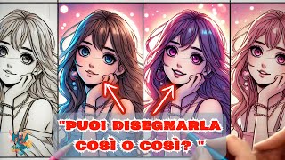 Come Disegnare il Volto di una Ragazza Manga7Stili e Caratteri Diversi [upl. by Vasquez704]