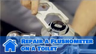 Toilet Repair  How to Repair a Flushometer on a Toilet [upl. by Uno]