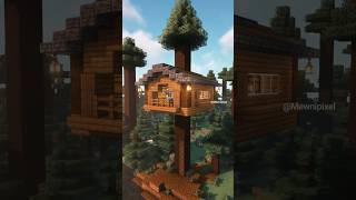 Casa del Árbol fácil en Minecraft minecraft minecrafttutorial minecraftbuilding [upl. by Gaynor665]