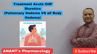 Acute CHF treatment Diuretics MOA [upl. by Akapol]