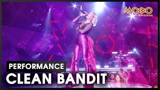 Rockabye  CLEAN BANDIT ft AnneMarie  live at MOBO Awards  2016 [upl. by Quartis]