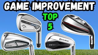 TOP 5 Game Improvement Irons MUST WATCH Before you BUY [upl. by Midis540]