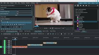 Kdenlive Video Editing Tutorial  Dynamic Text [upl. by Rehsa]