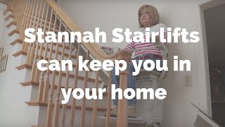 Struggling With the Stairs Stannah can help keep you in your home [upl. by Banquer311]