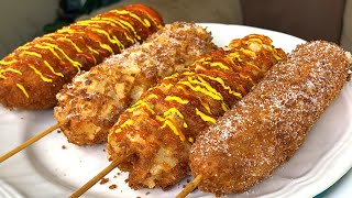 HOW TO MAKE KOREAN CORN DOGS TIKTOK [upl. by Keli]